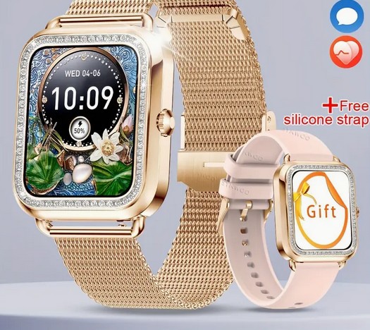 Luxury Stainless Steel Smart Watch For Women